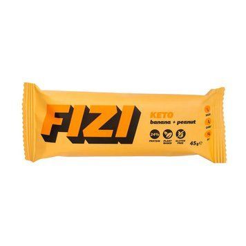 Fizi Fizi Keto Protein Bar (45 g, banana + peanut) 000028130 фото