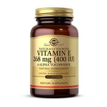 Solgar Vitamin E 268 mg (400 IU) (100 softgels) 000023500 фото