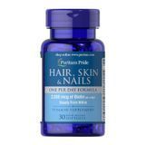 Puritan's Pride Hair, Skin & Nails One Per Day Formula (30 softgels) 000011590 фото