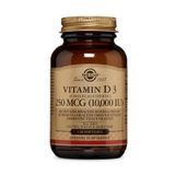 Solgar Vitamin D3 250 mcg (10,000 IU) (120 sgels) 000018647 фото