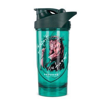 Progress Nutrition Shieldmixer Shaker The Spirit Of The Forest (700 ml, green/white) 000030144 фото