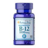 Puritan's Pride Vitamin B-12 1000 mcg time release (100 caplets) 000011851 фото