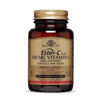 Solgar Ester-C plus 500 mg Vitamin C (50 veg caps) 000018649 фото