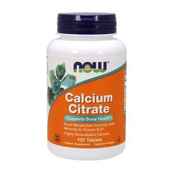 NOW Calcium Citrate (100 tabs) 000006501 фото