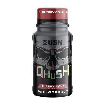 USN Qhush Pre-workout Shot (60 ml, cherry cola) 000030118 фото