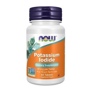 NOW Potassium Iodide 30 mg (60 tab) 000030724 фото