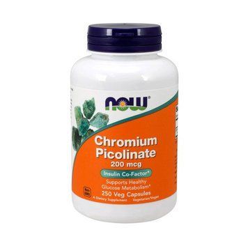 NOW Chromium Picolinate 200 mcg (250 caps) 000008570 фото