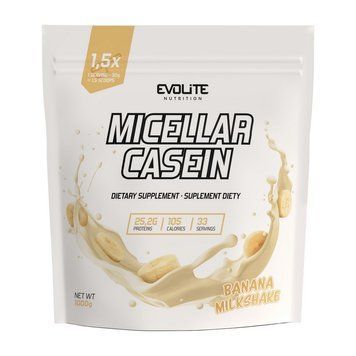 Evolite Nutrition Micellar Casein (1 kg, banana milkshake) 000031065 фото