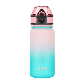 UZSPACE Littlebig Waterbottle 3020 (350 ml, pink/blue) 000030639 фото