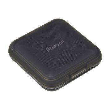 UZSPACE Fitseven Pillbox TP005BB (transparent/black) 000030950 фото
