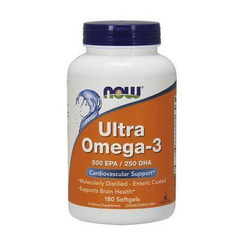 NOW Ultra Omega-3 (180 softgels) 000010245 фото