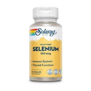 Solaray Selenium 100 mcg yeast-free (90 veg caps) 000021999 фото