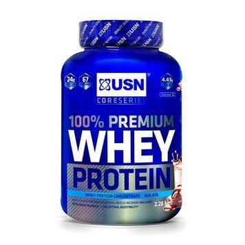 USN 100% Premium Whey Protein (2,28 kg, chocolate) 000004657 фото
