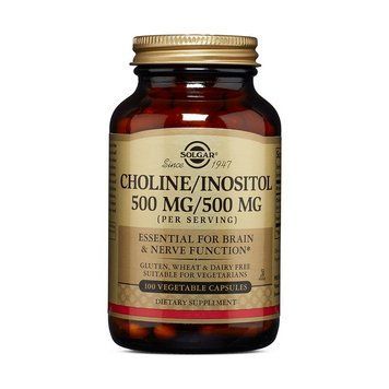 Solgar Choline/Inositol 500/500 (100 veg caps) 000017277 фото
