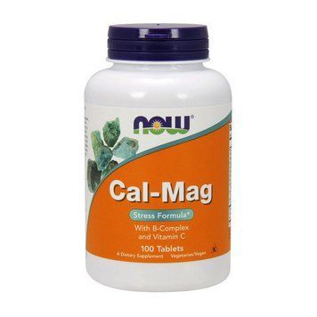 NOW Cal-Mag stress formula (100 tabs) 000006452 фото