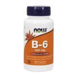 NOW B-6 100 mg (100 caps) 000006454 фото