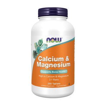NOW Calcium & Magnesium (250 tabs) 000006457 фото
