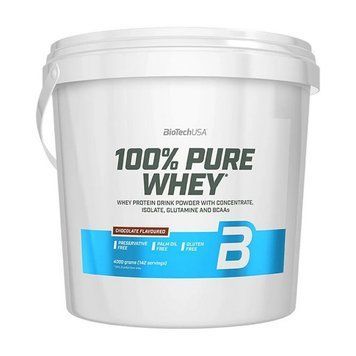 BioTech 100% Pure Whey (4 kg, strawberry) 000011326 фото