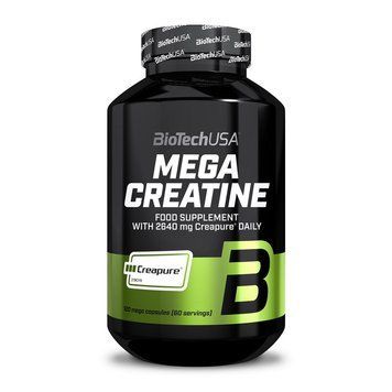 BioTech Mega Creatine Creapure (120 mega caps) 000030904 фото